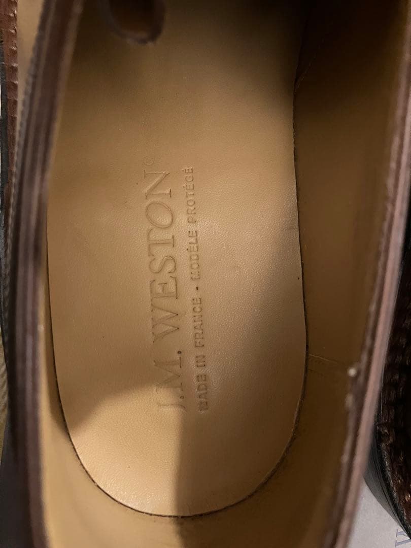 jmweston 677 ハントダービー　新品未使用　シューツリー付き　6D