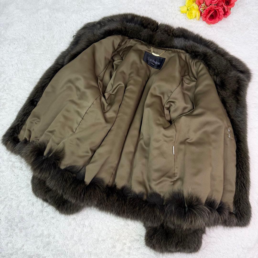 Rambulton ブルーフォックス デザイン◎ 肉厚 舐めし柔らか 毛並み◎