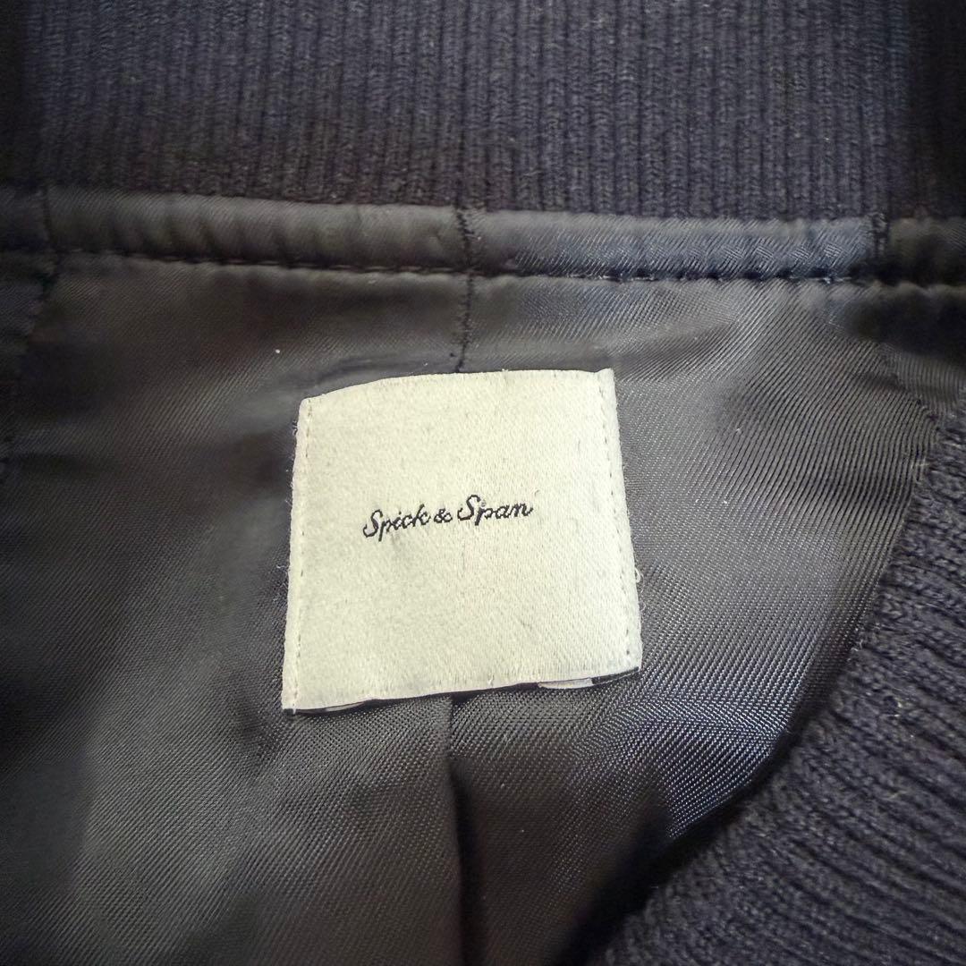 Spick & Span スタジアムジャンパー ブラック 38 M