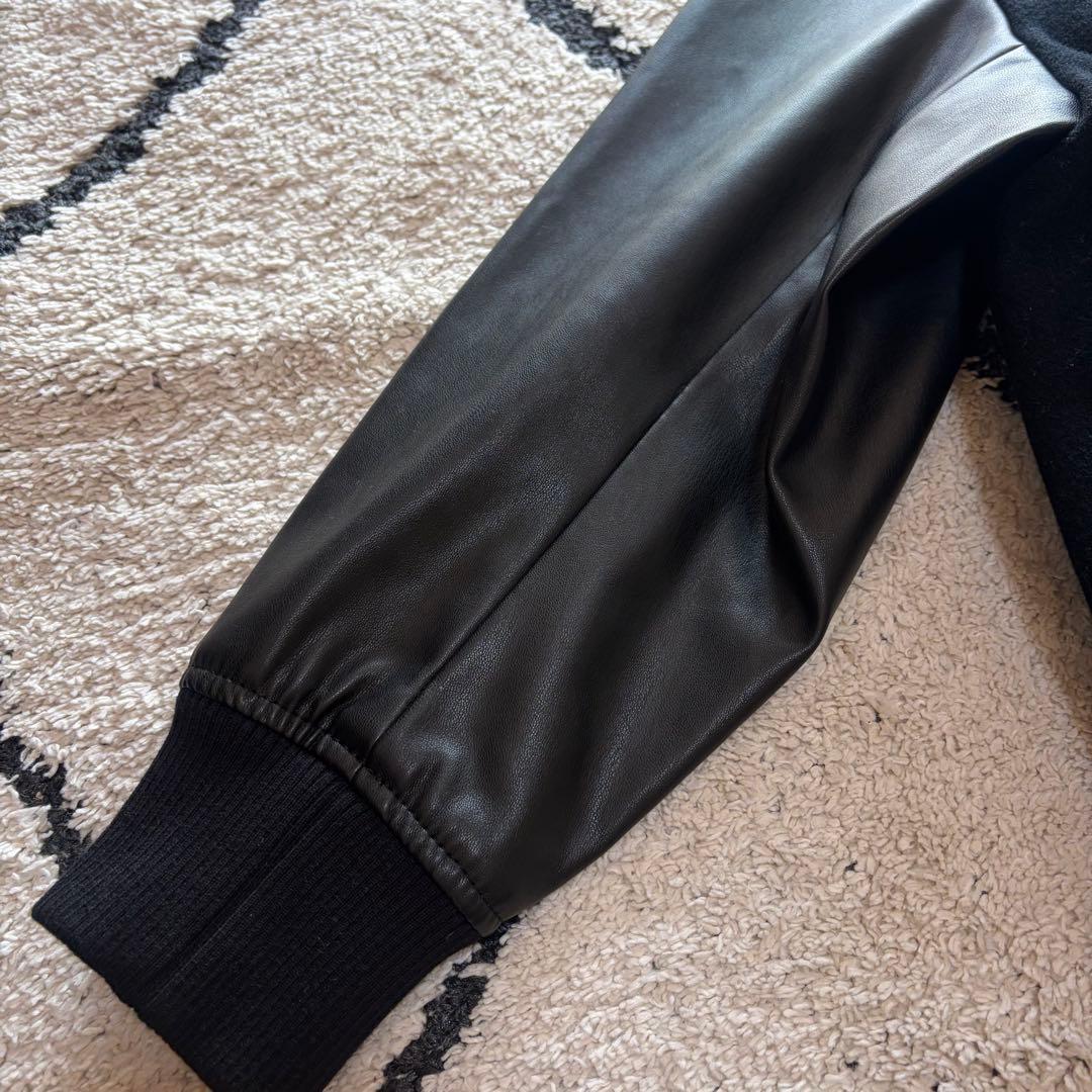 Spick & Span スタジアムジャンパー ブラック 38 M