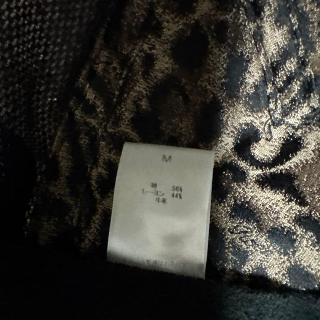 ヒョウ柄スカルパッチキャップ