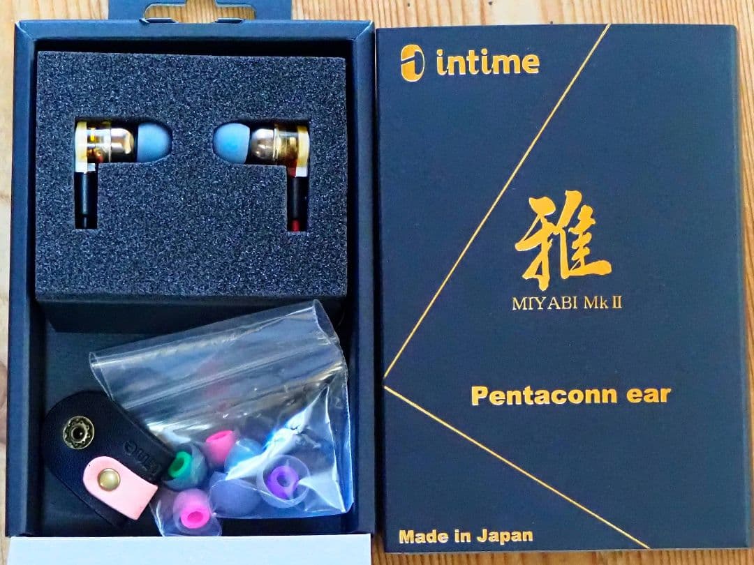 イヤホン　intime　雅MarkII Type-P