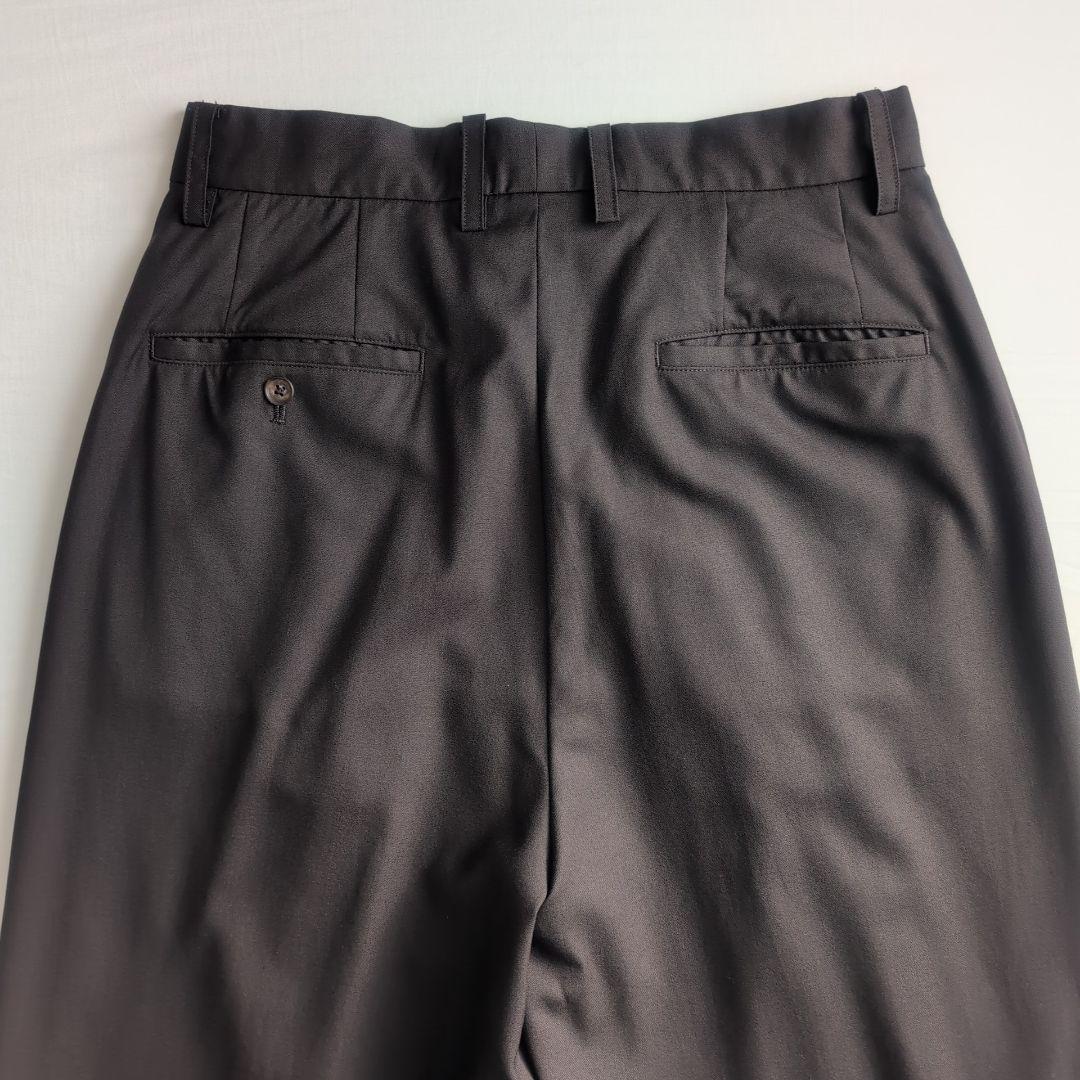 Cornier ウールスラックス ダークブラウン L