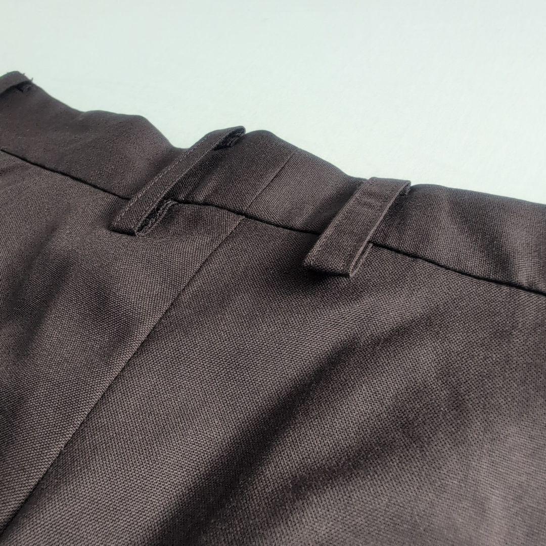 Cornier ウールスラックス ダークブラウン L