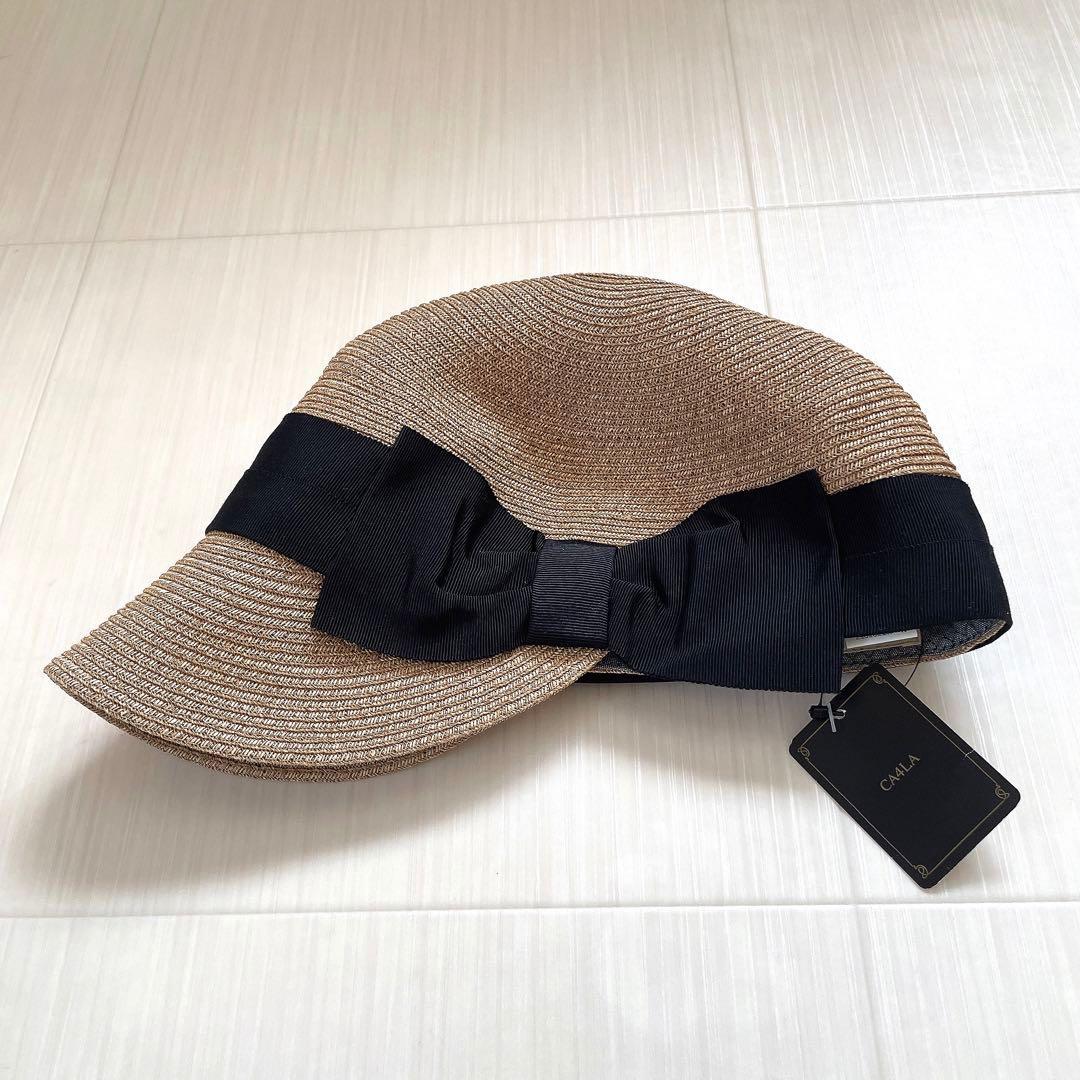 専用　タグ付き✨ CA4LA カシラ　HUNBERT リボン付きキャスケット