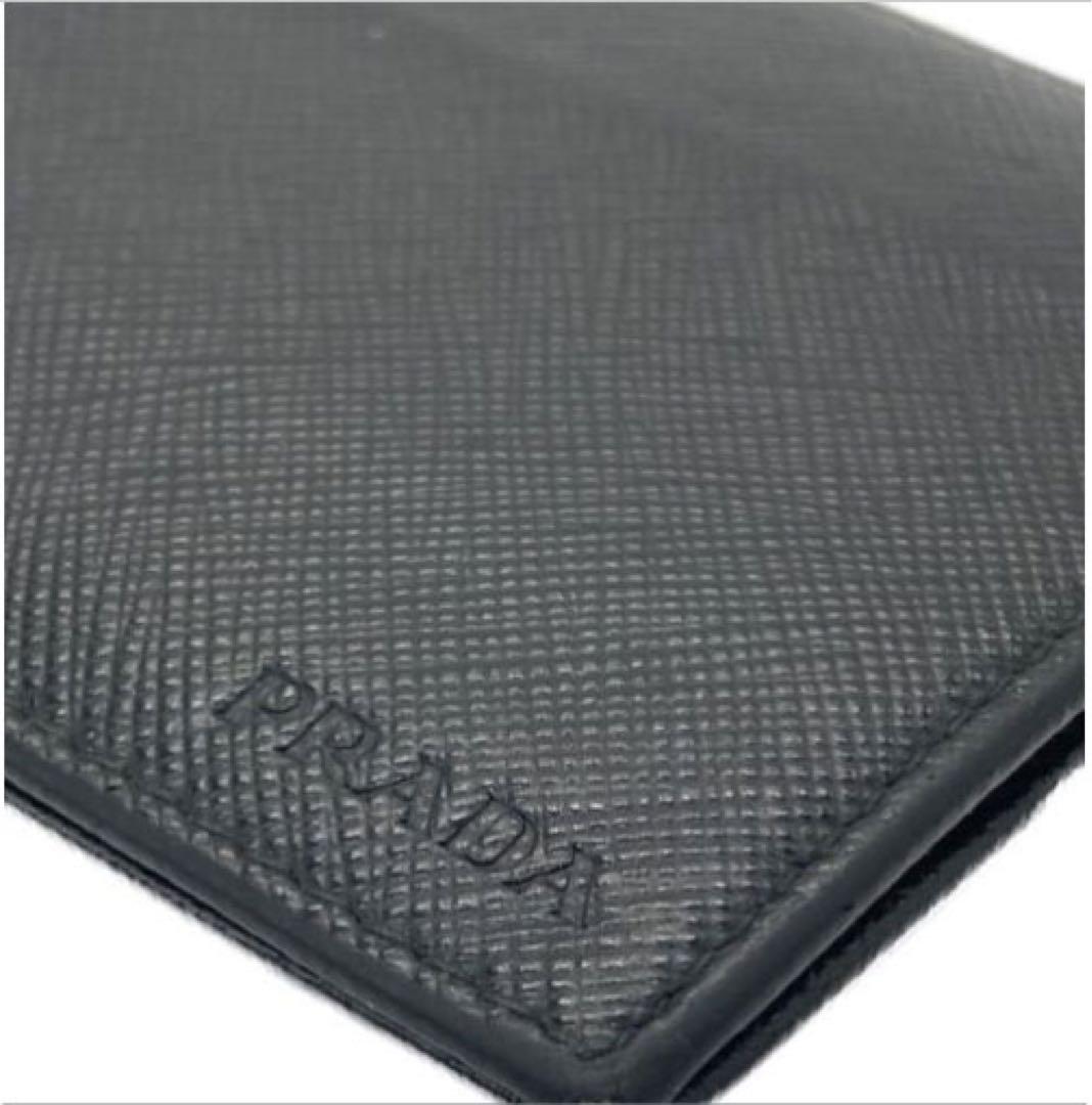 PRADA マネークリップ 美品 ブラック レザー