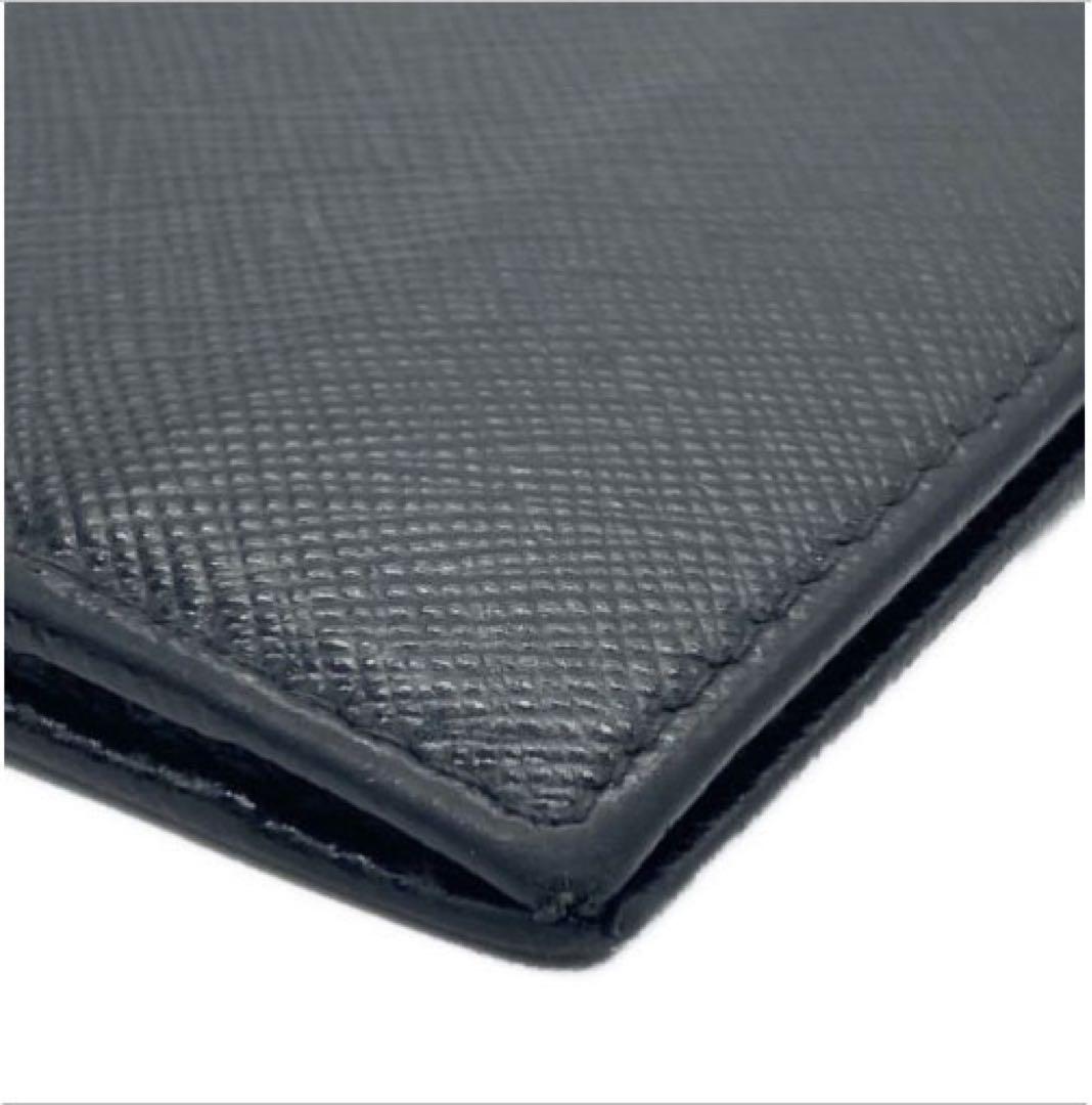 PRADA マネークリップ 美品 ブラック レザー