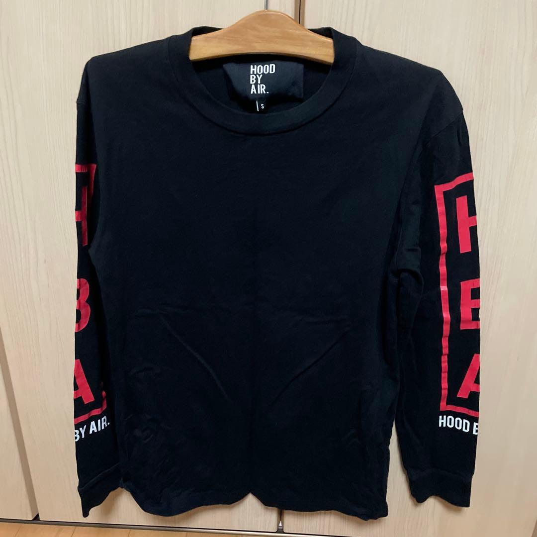 HOOD BY AIR HBA ロングTシャツ S ブラック