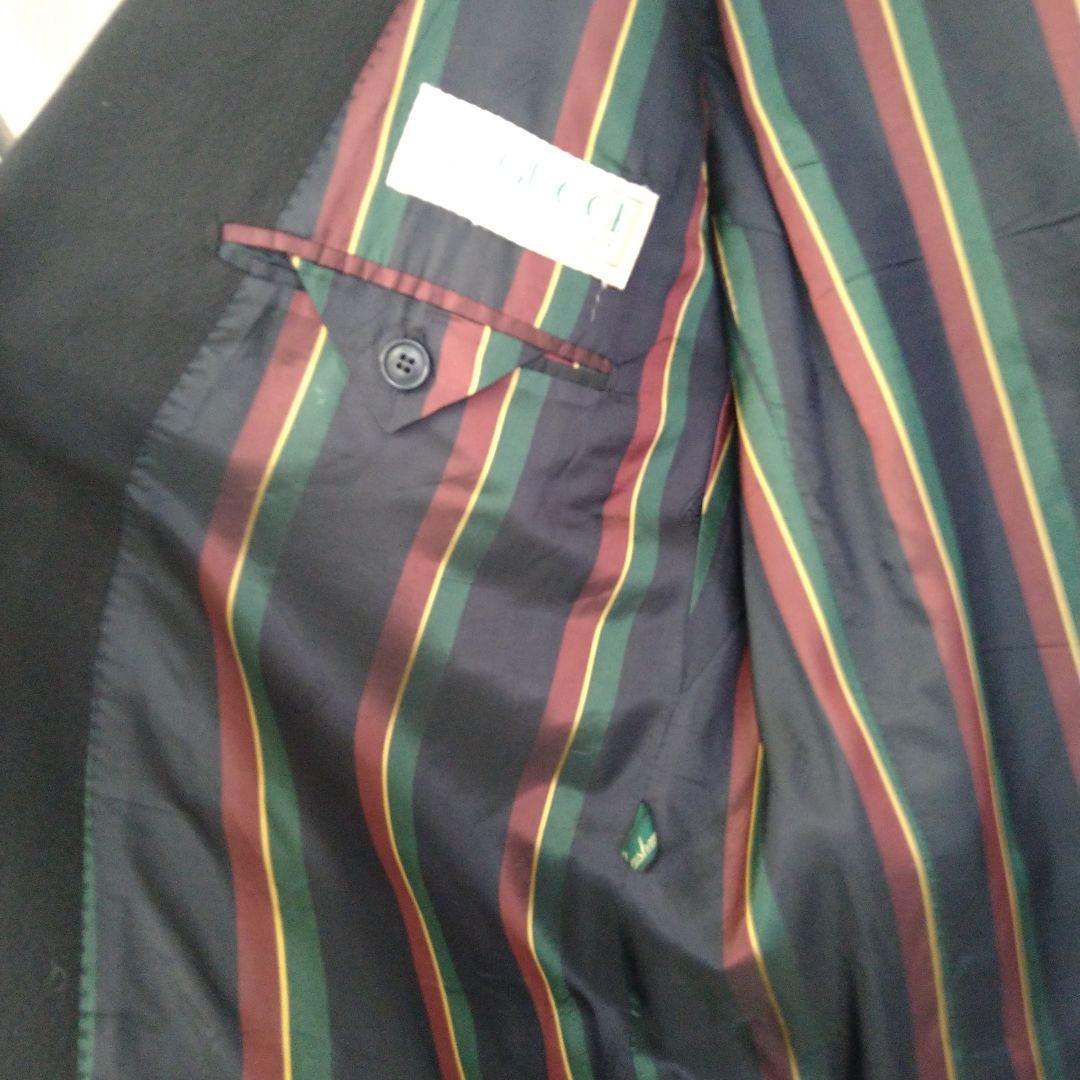 希少 グッチ オールドグッチ ダブル テーラードジャケット 金ボタン ジャケット