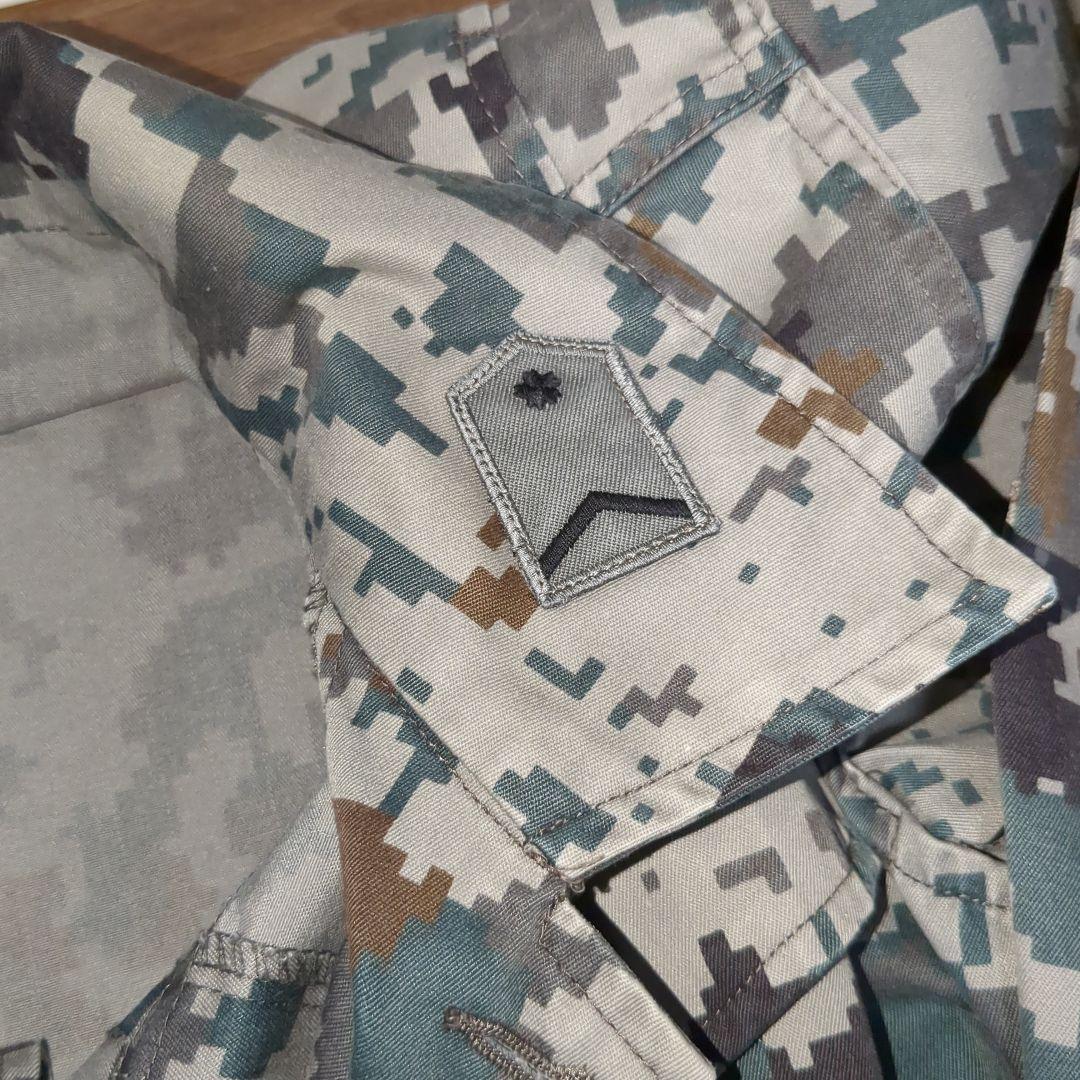 空自迷彩デジタル　作業服　戦闘服　作業帽　3点セット　5A Mサイズ相当　bdu