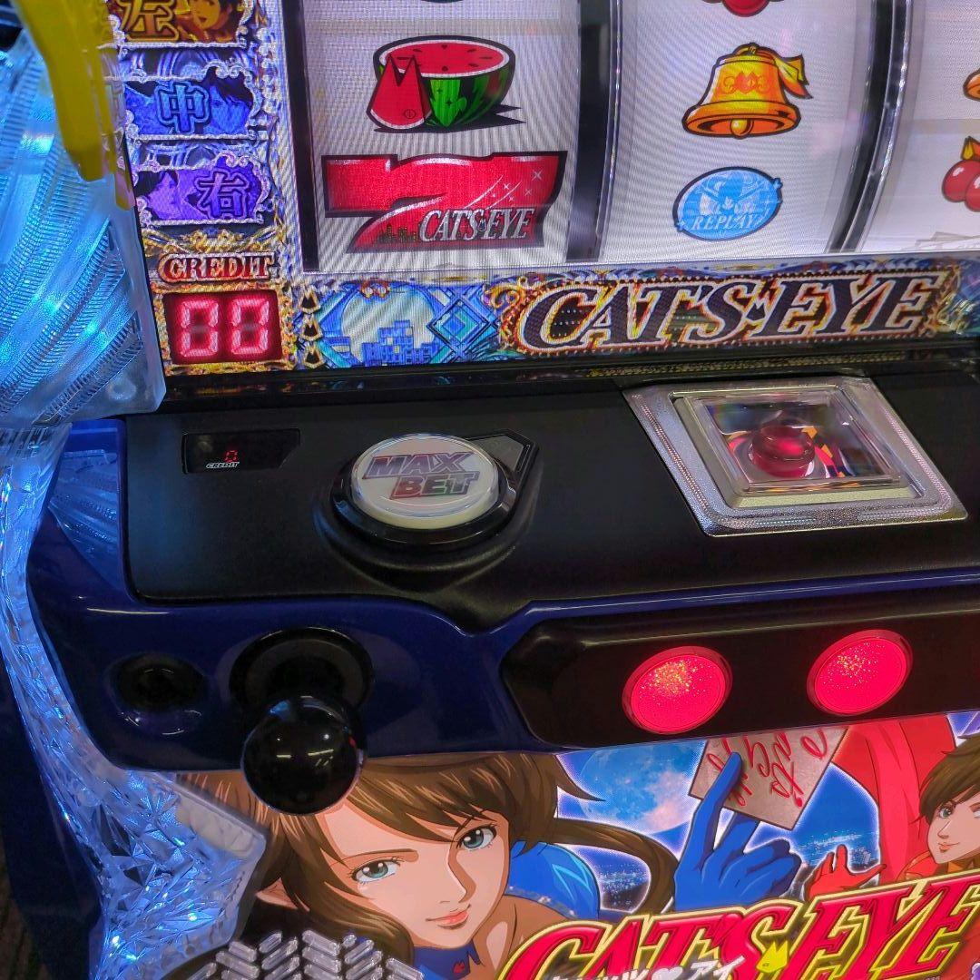 パチスロ実機　Sキャッツアイ　不要機付　送料無料
