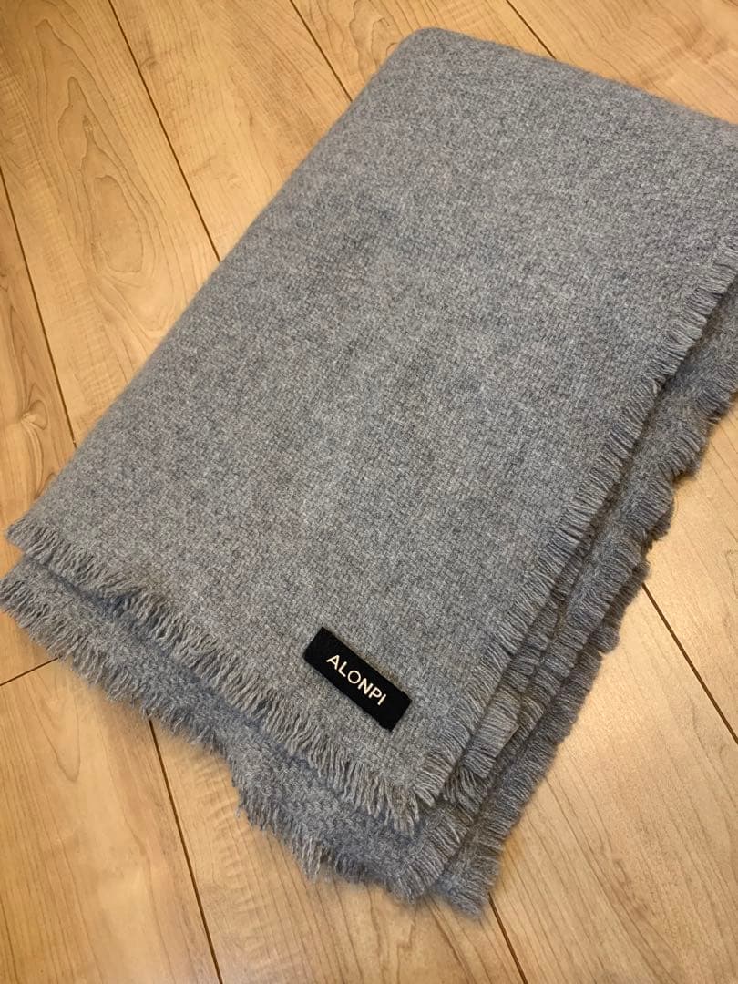 【ALONPI CASHMERE / アロンピ カシミア】グレー　美品！
