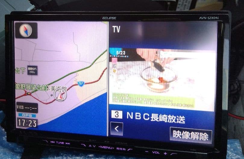 ９インチ イクリプスナビ