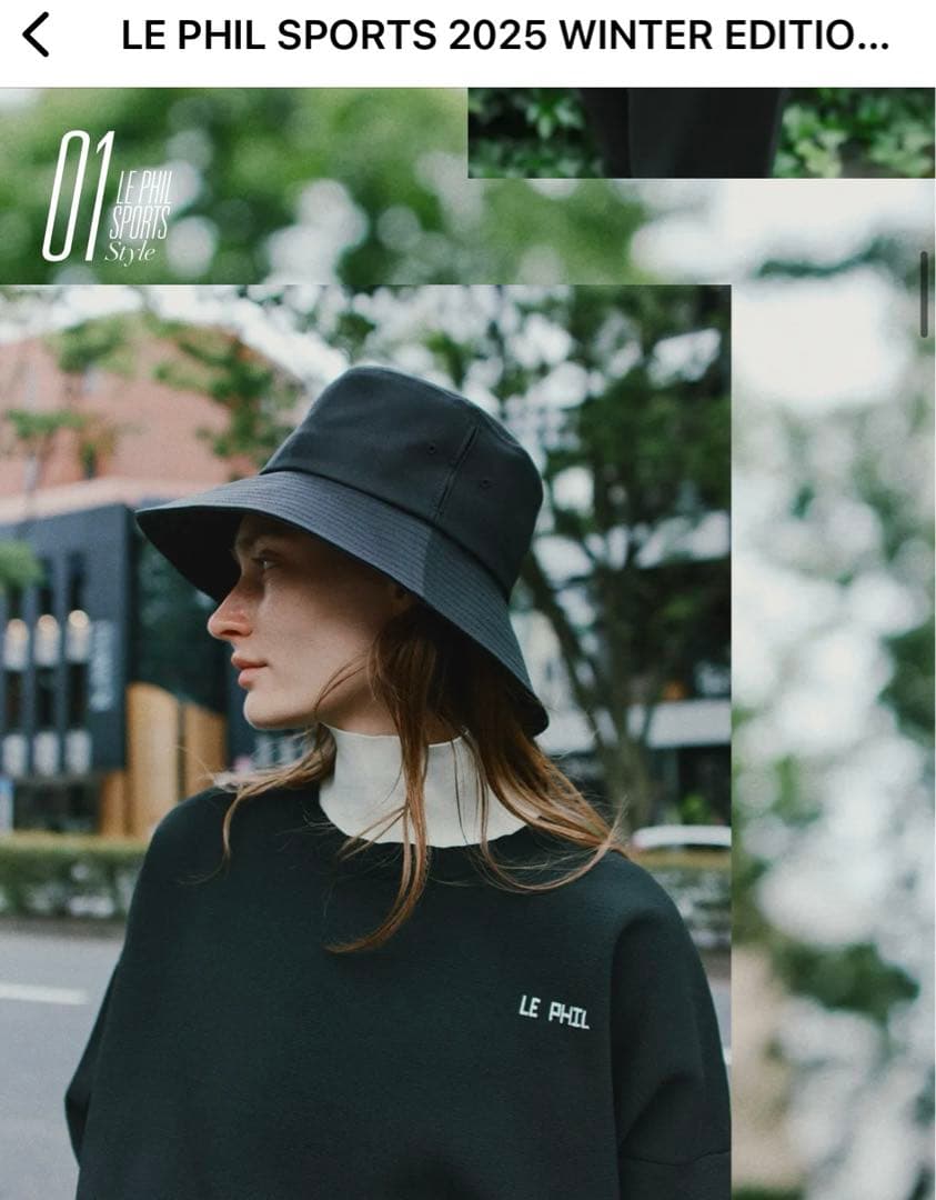 【新品】LE PHIL SPORTS モールスキンバケットハット