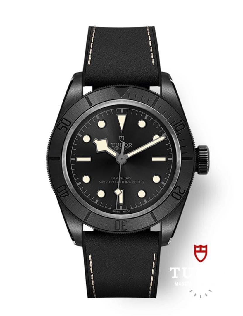 美品　TUDOR チューダー ブラックベイ セラミック　4万相当ラバーベルト付属