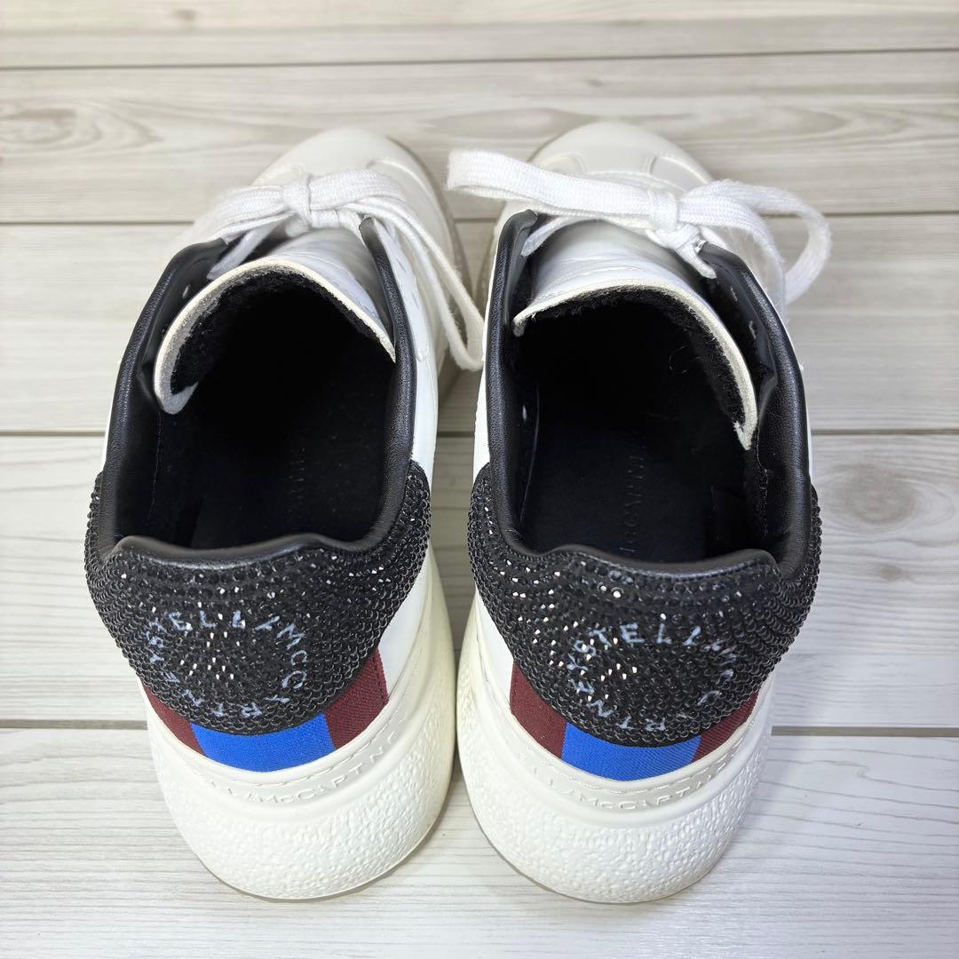 135【美品】ステラマッカートニー 特別ヴィーガンレザースニーカー 38