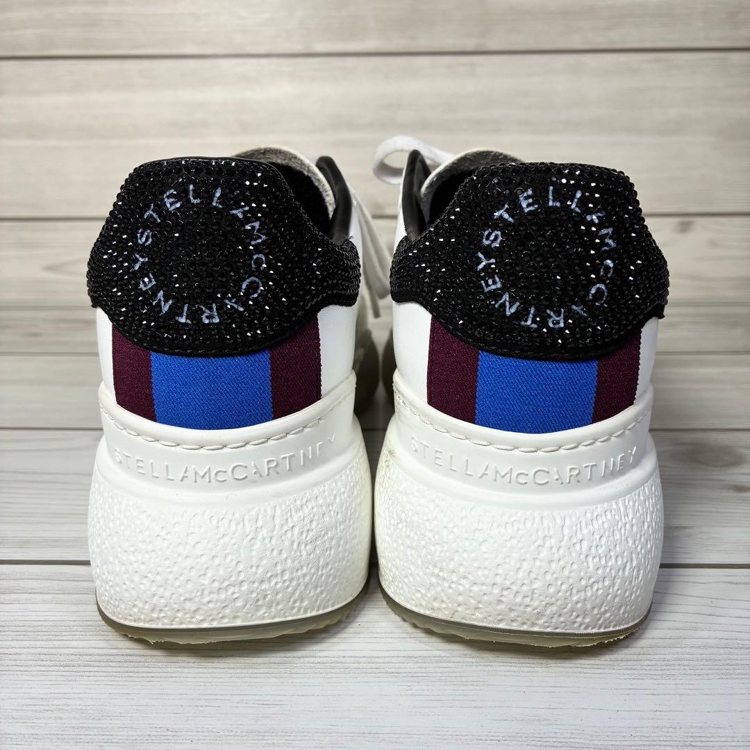 135【美品】ステラマッカートニー 特別ヴィーガンレザースニーカー 38