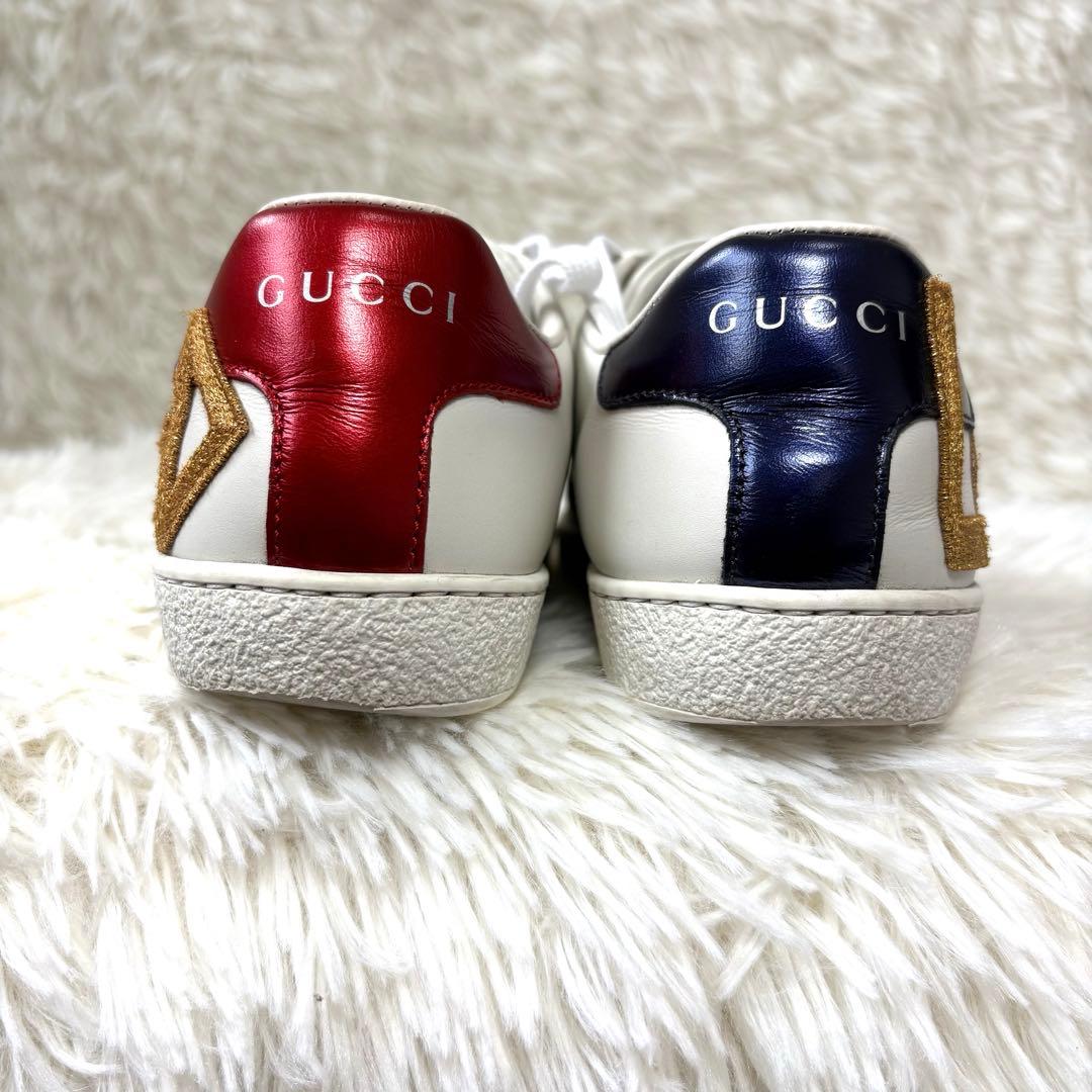 【美品】GUCCI グッチ　エース エンブロイダリー LOVED スニーカー