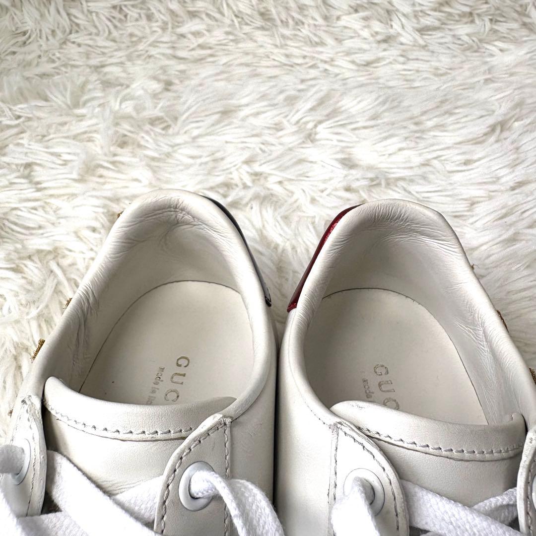 【美品】GUCCI グッチ　エース エンブロイダリー LOVED スニーカー