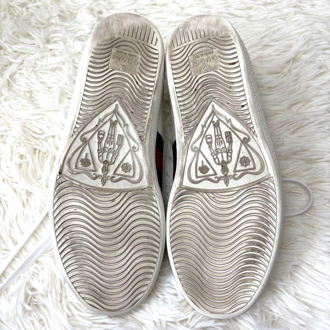 【美品】GUCCI グッチ　エース エンブロイダリー LOVED スニーカー