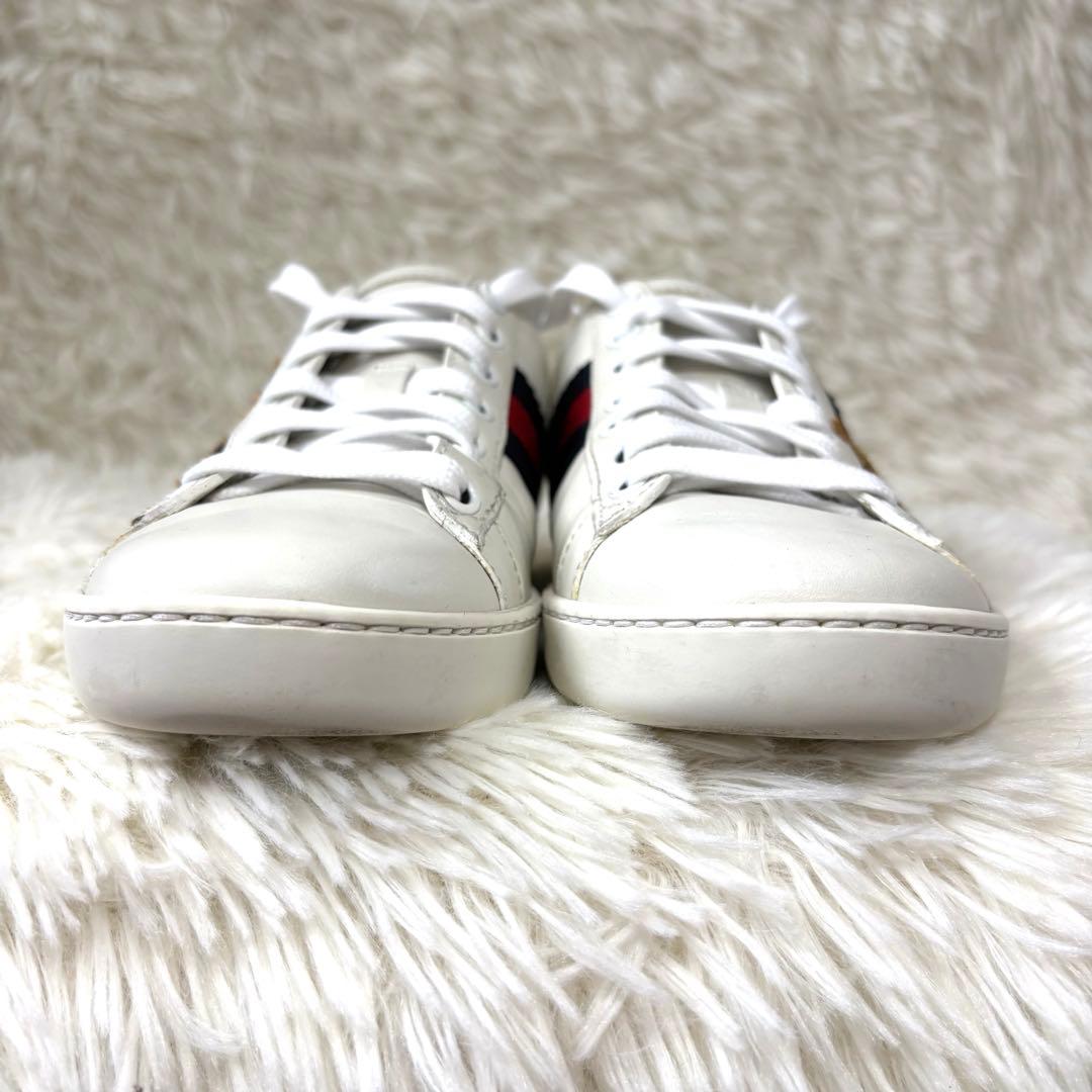 【美品】GUCCI グッチ　エース エンブロイダリー LOVED スニーカー