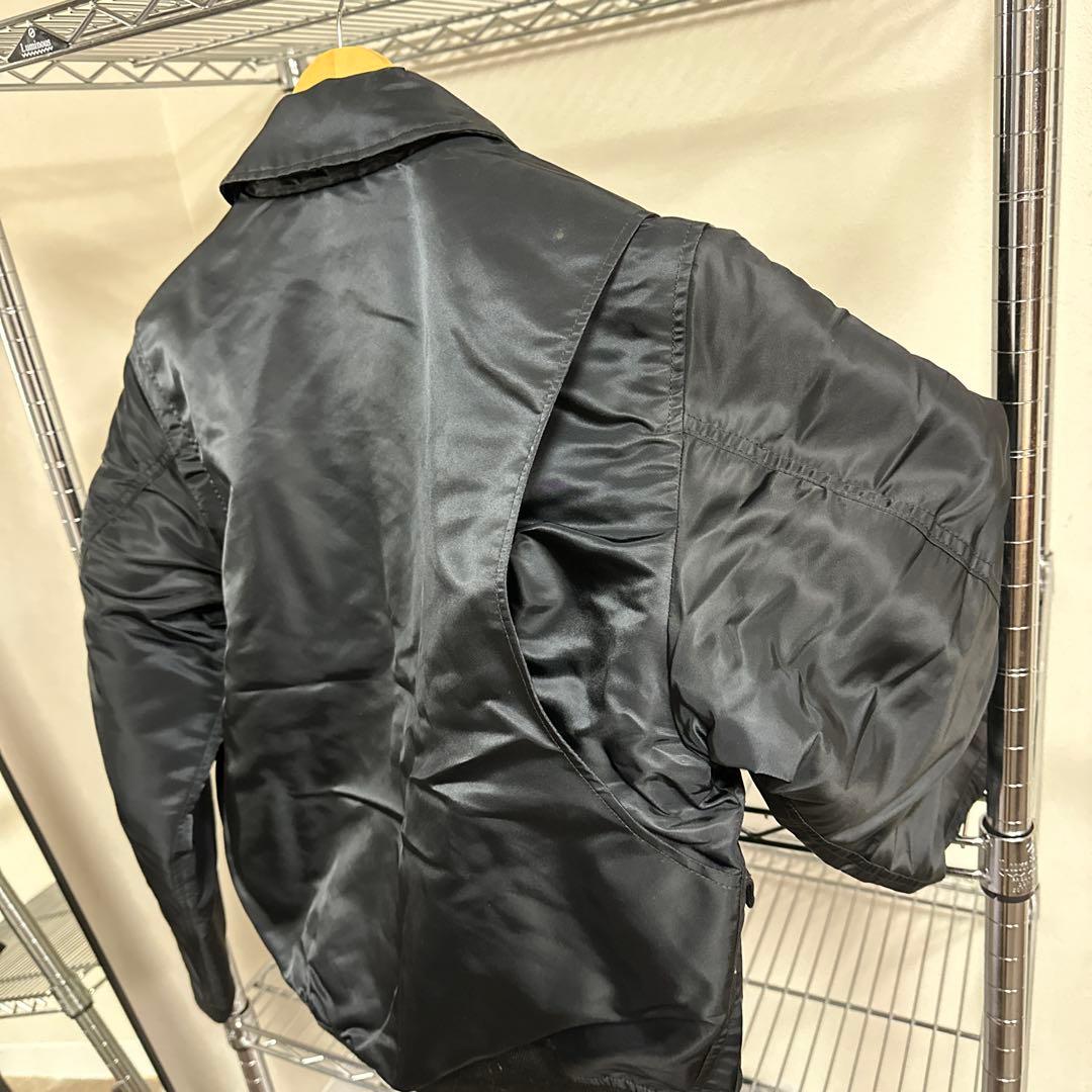 Sサイズ黒CWU45P初年度型復刻 MIL83388B フライトジャケット