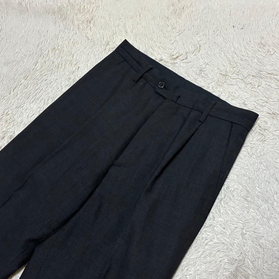 90's フランス製 agnes b. homme 1タック スラックス グレー