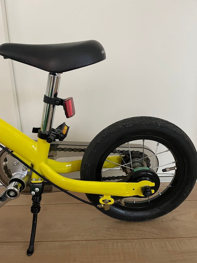 【美品】へんしんバイク　黄色 12インチ