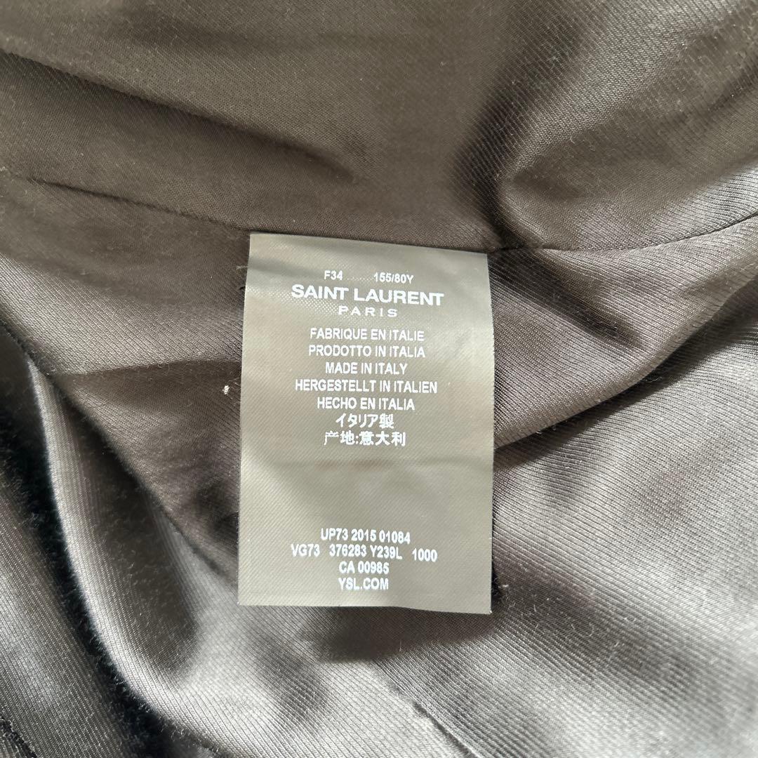 SAINTLAURENTサンローランパリ　テディジャケット　スタジャン