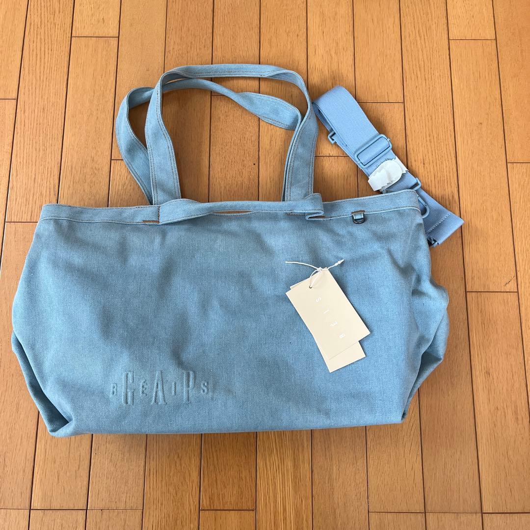 BEIS ライトブルートートバッグ【GAP限定品】