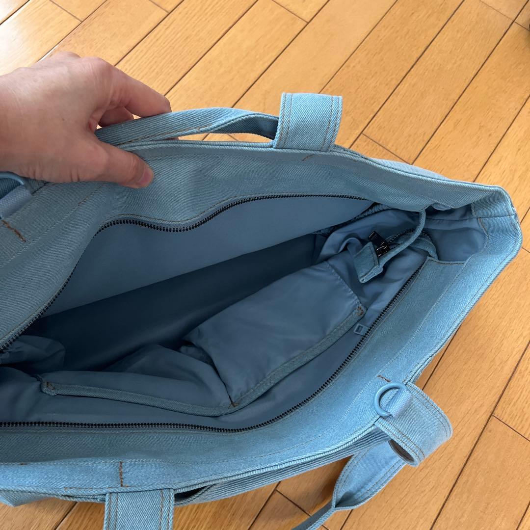 BEIS ライトブルートートバッグ【GAP限定品】