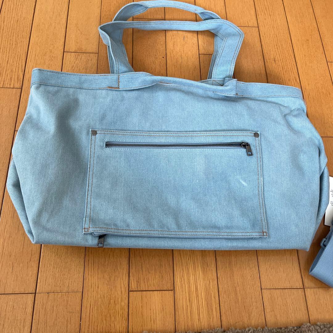 BEIS ライトブルートートバッグ【GAP限定品】