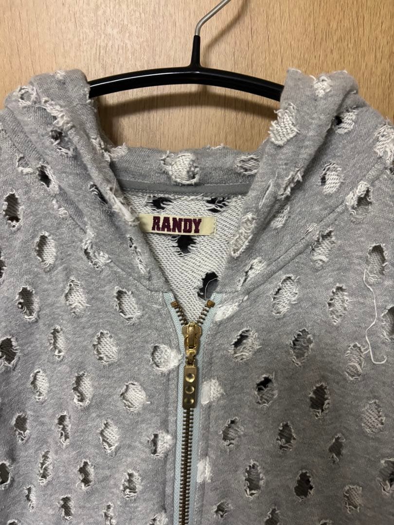 RANDY グレー 穴あき