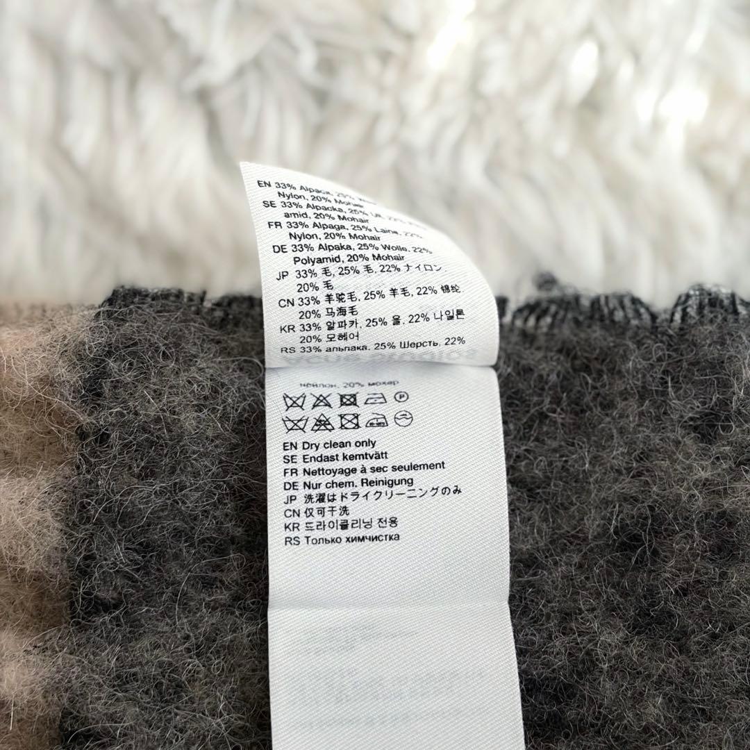 Acne Studios/アクネ ストゥディオズ_モヘアチェックスカーフ