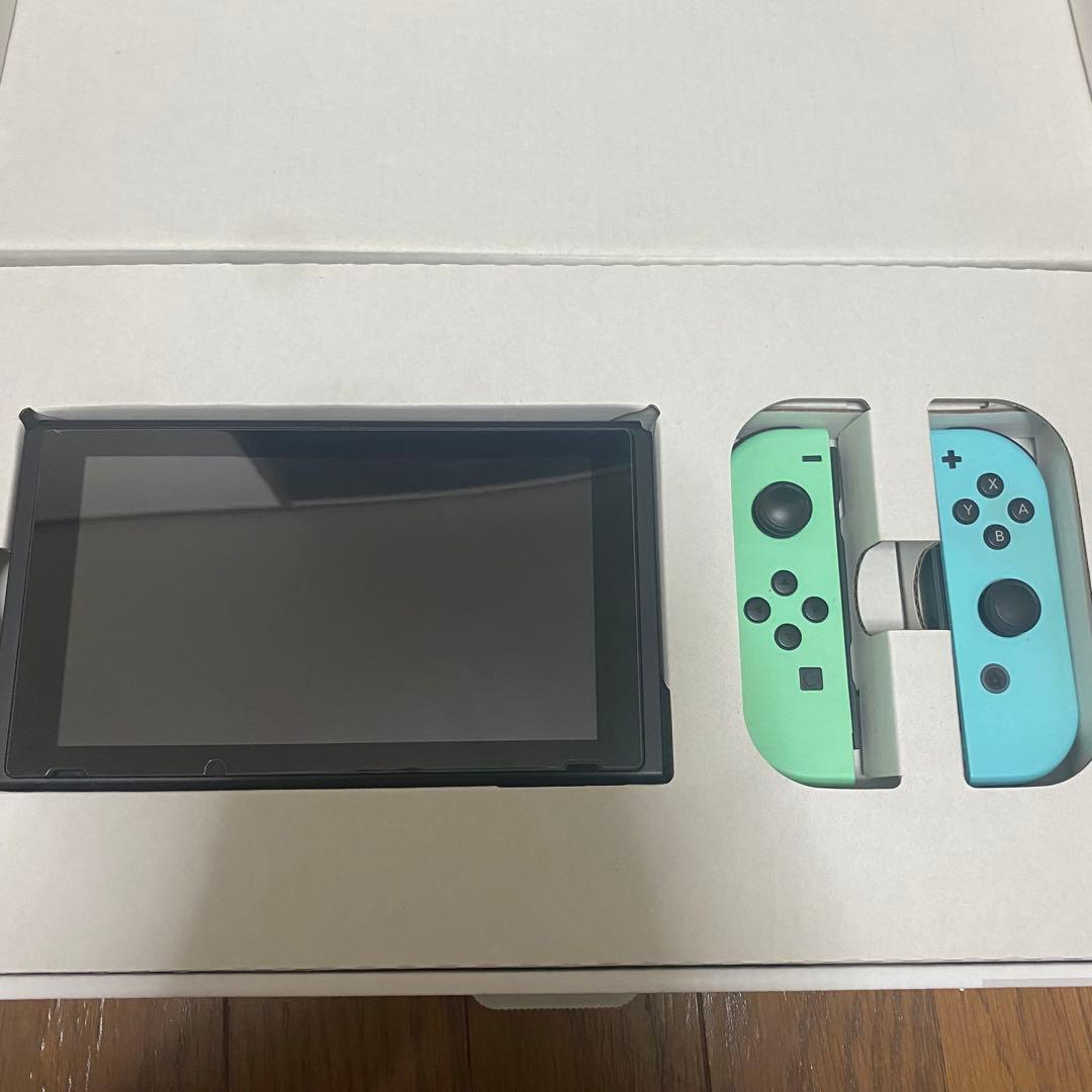 『中古』NintendoSwitch あつまれどうぶつの森セット 本体