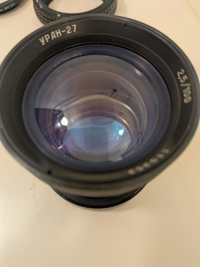 希少 KOMZ URAN-27 100㎜ F2.5 FUJI GFXマウント改造