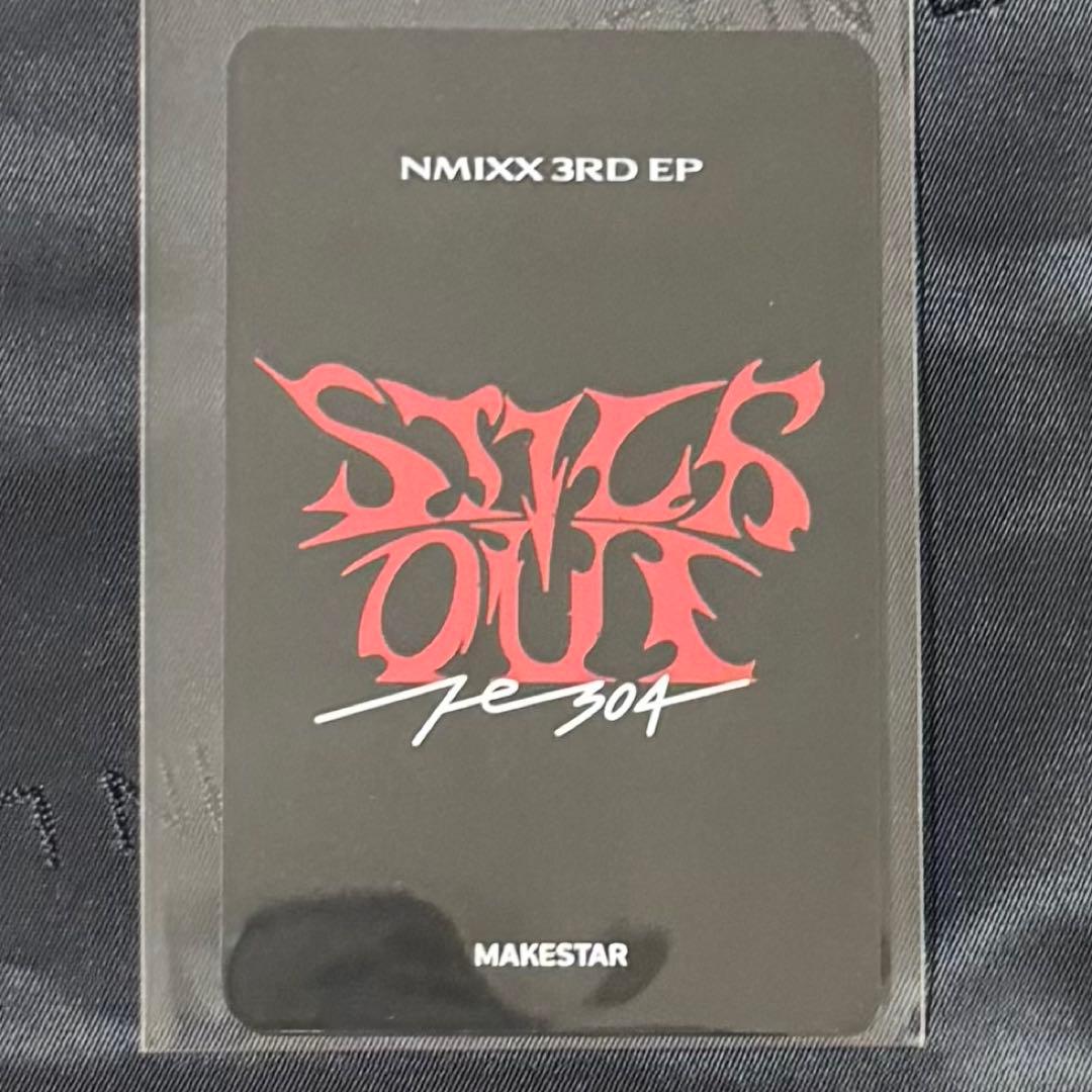 【直筆サイン】NMIXX ベイ STICKOUT makestar トレカ