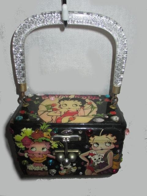 m17859★ベティちゃん・レアアンティーク・パーティバッグ