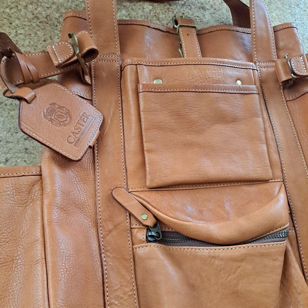 ポーター×CASTER ブラウン　2way レザー リュックサック