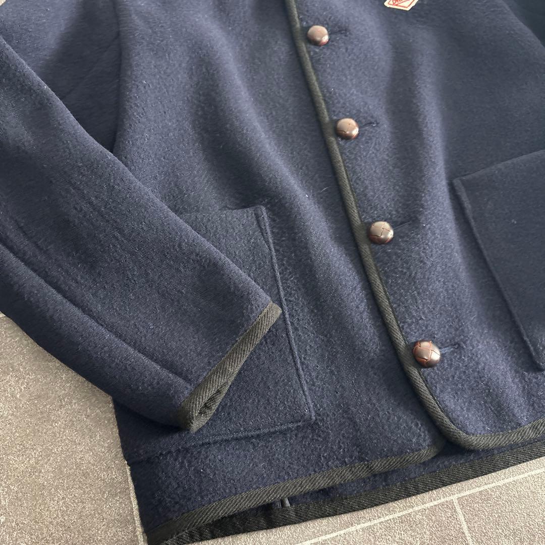 人気⭐︎ダントン　ウールモッサ　ノーカラー　ジャケット