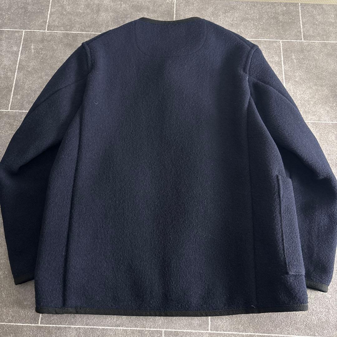 人気⭐︎ダントン　ウールモッサ　ノーカラー　ジャケット