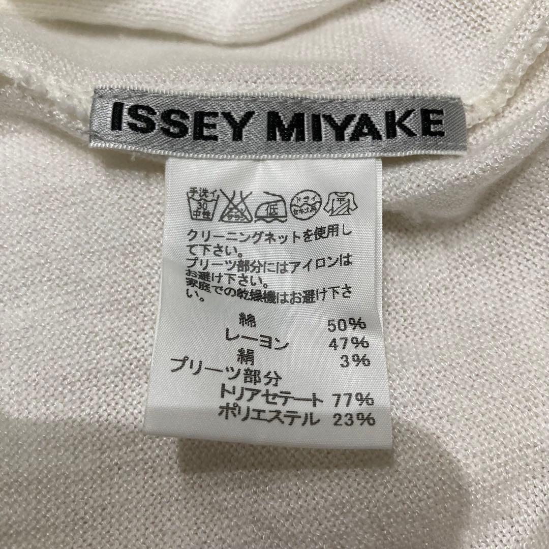 ISSEY MIYAKE プリーツ ニット カットソー シアー 三宅一生 美品
