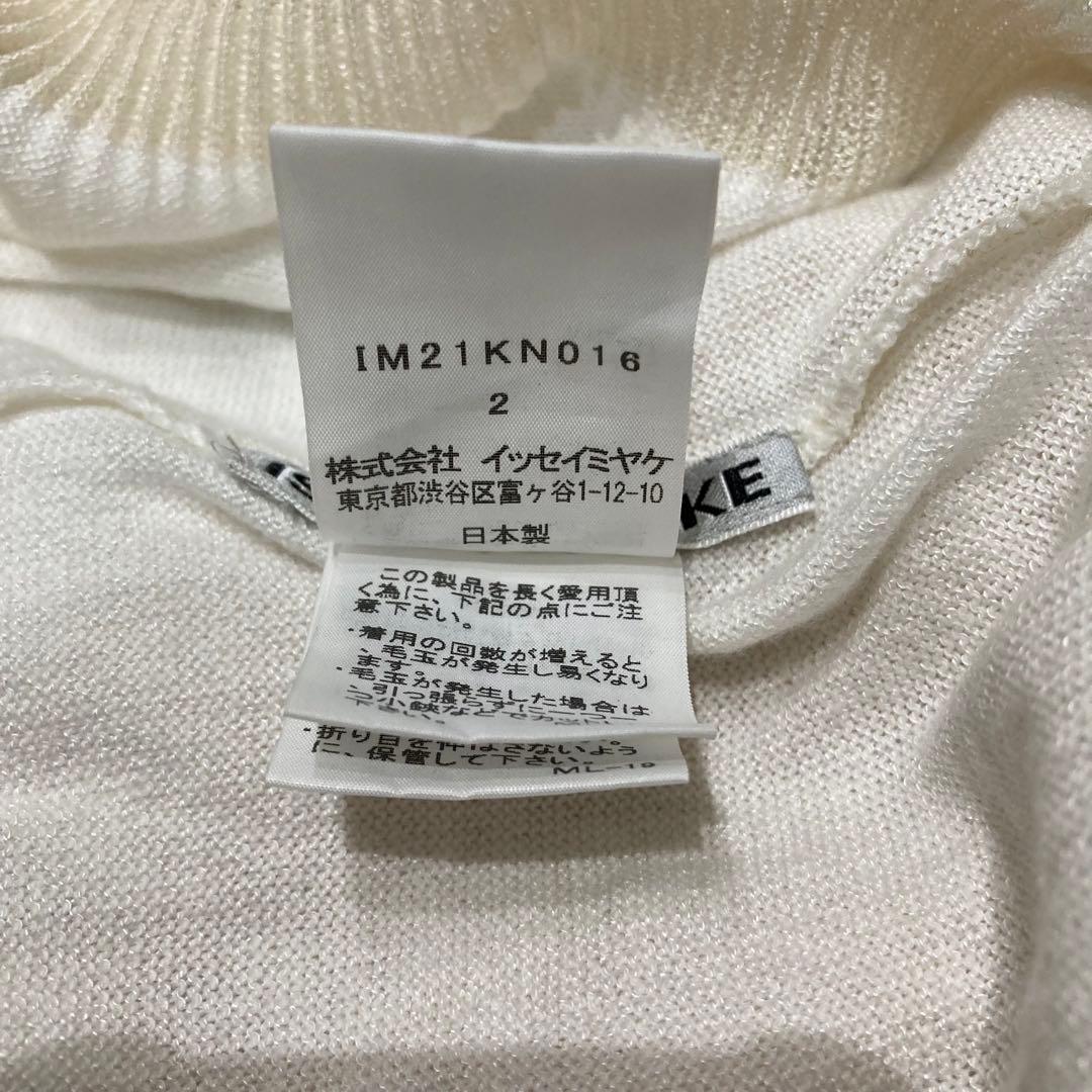 ISSEY MIYAKE プリーツ ニット カットソー シアー 三宅一生 美品