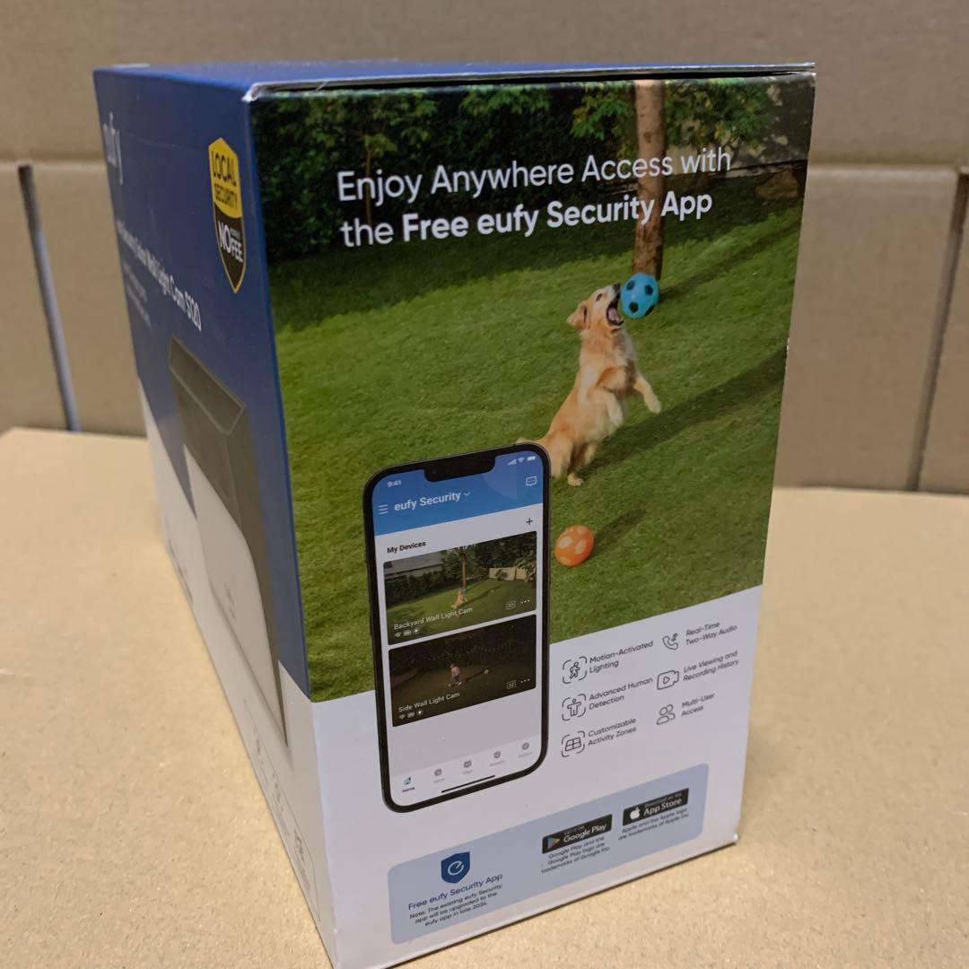 新品　Anker Eufy Solar Wall Light Cam S120