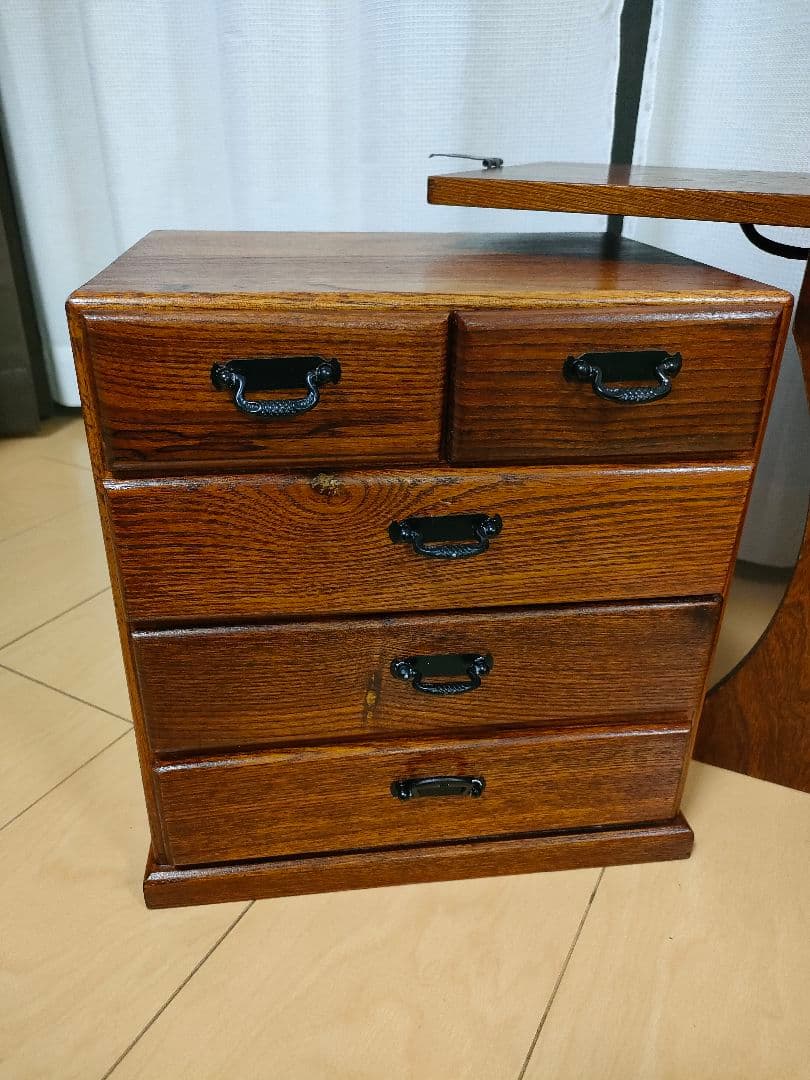 専用昭和レトロ☆　折りたたみ式文机/作業台　折りたたみミシン台　木製