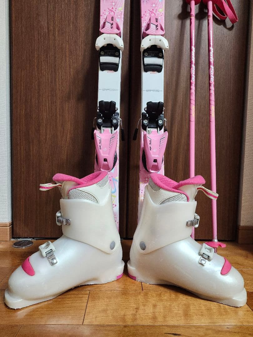 ヨーイ　スキー板　106cm　 ブーツ　21cm　ストック 85cm