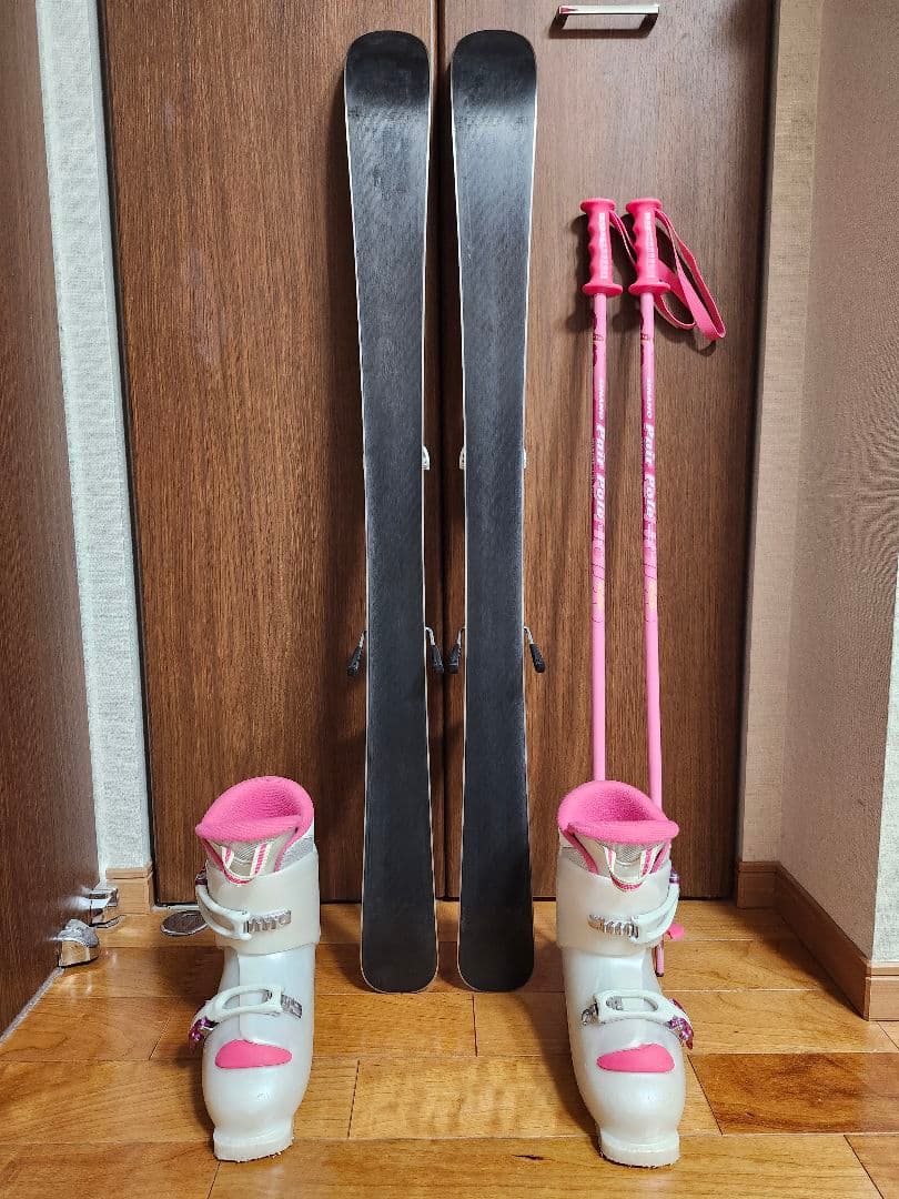 ヨーイ　スキー板　106cm　 ブーツ　21cm　ストック 85cm