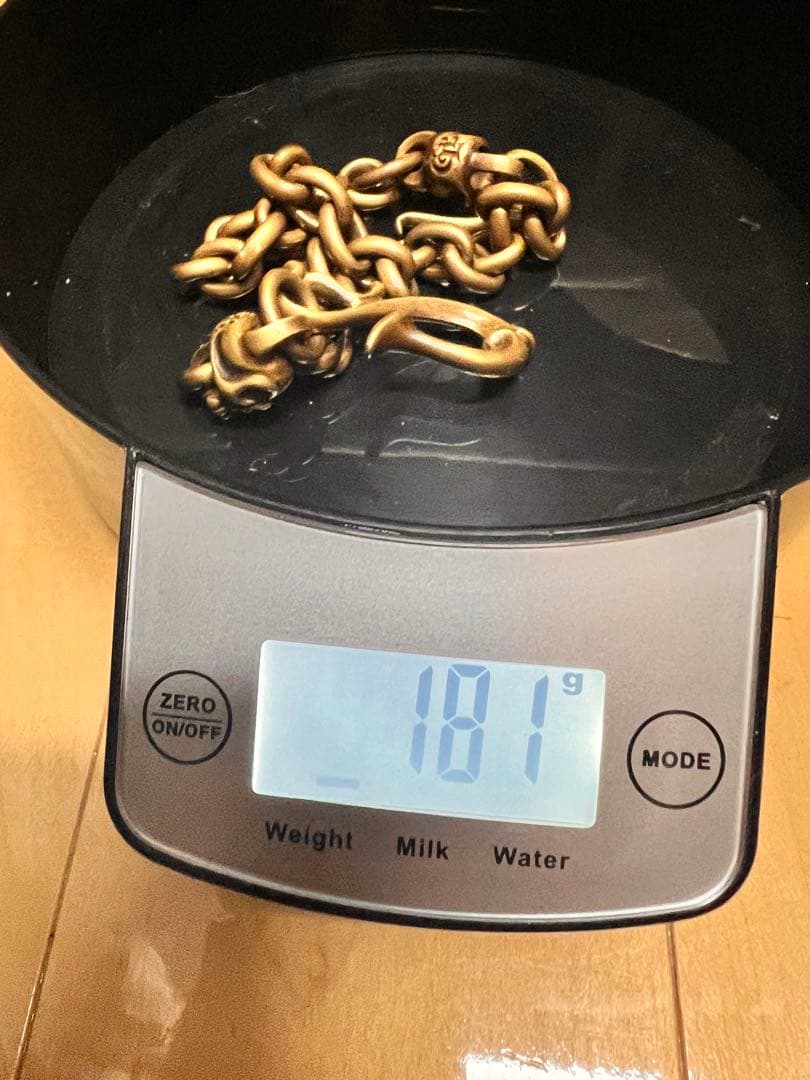 真鍮 ウォレットチェーン　　重厚なデザイン