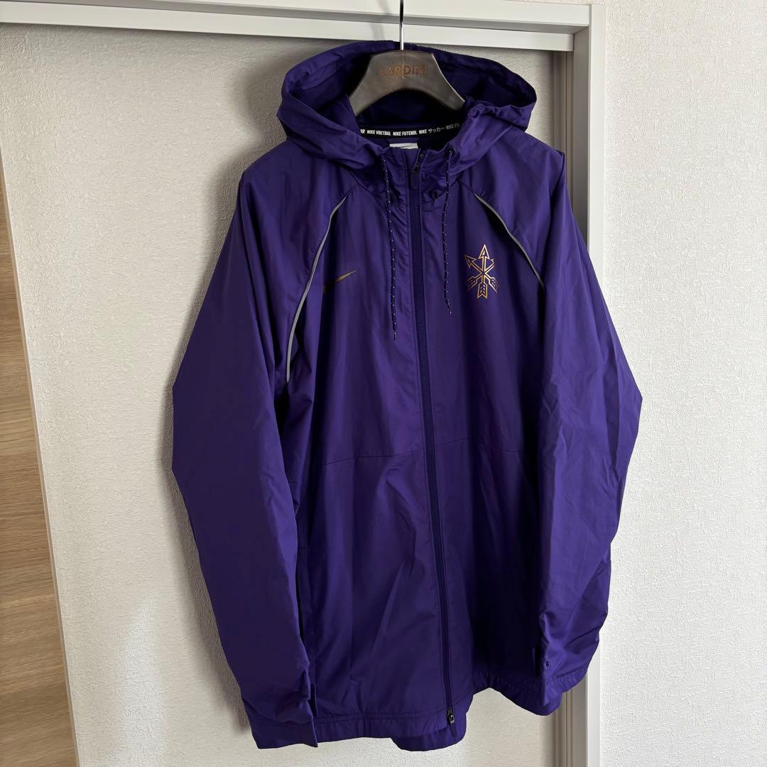【レア】サンフレッチェ広島 AWAYFジャケット ヴァイオレット XL