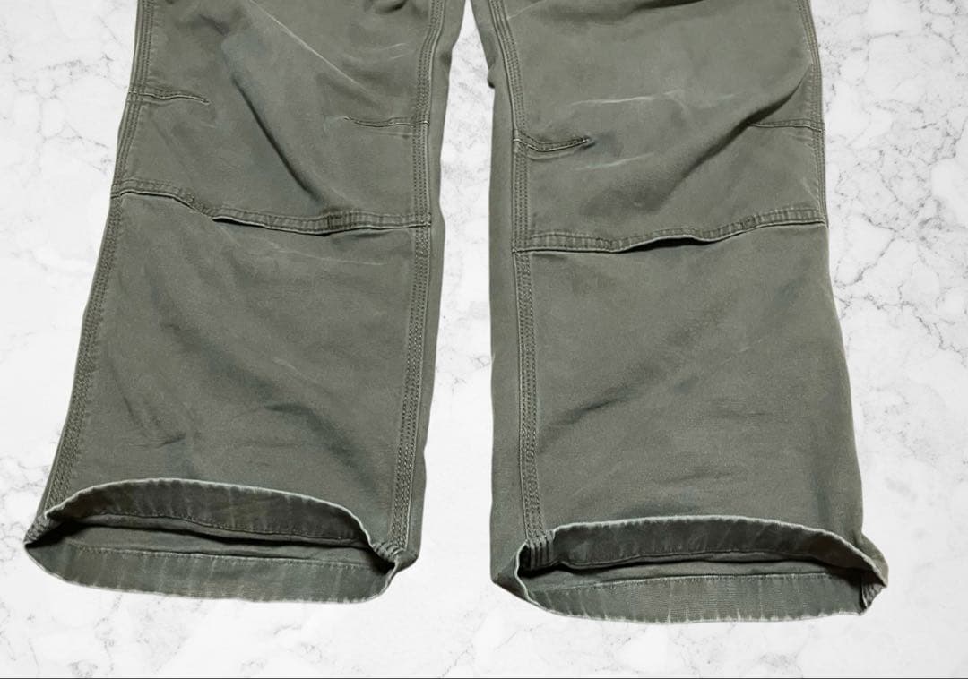 な*せ様 carhartt ダブルニー　ワークパンツ　リラックスフィット　オリー